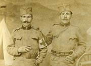 Фотографија  Димитрија (Стевана) Бирића, учесник Првог светског рата ( из села Мала Врбица , Младеновац ). На фотографији мој деда са ознаком Црвеног крста на рукаву.