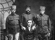 Мијат Ђоровић(стоји, први слева),из села Павлица, срез студенички, округ чачански