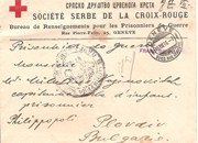 1916. г. коверта СРПСКОГ ДРУШТВА ЦРВЕНОГ КРСТА