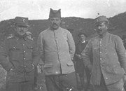 Фотографија - Комите 1917. Kапетан Дојчин А.Станковић , Војвода Јова Бабунски, Војвода Цене Марковић