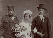 Pantelija Sparić i Katarina , vencanje  u Zagrebu 1918, po izlasku iz logora